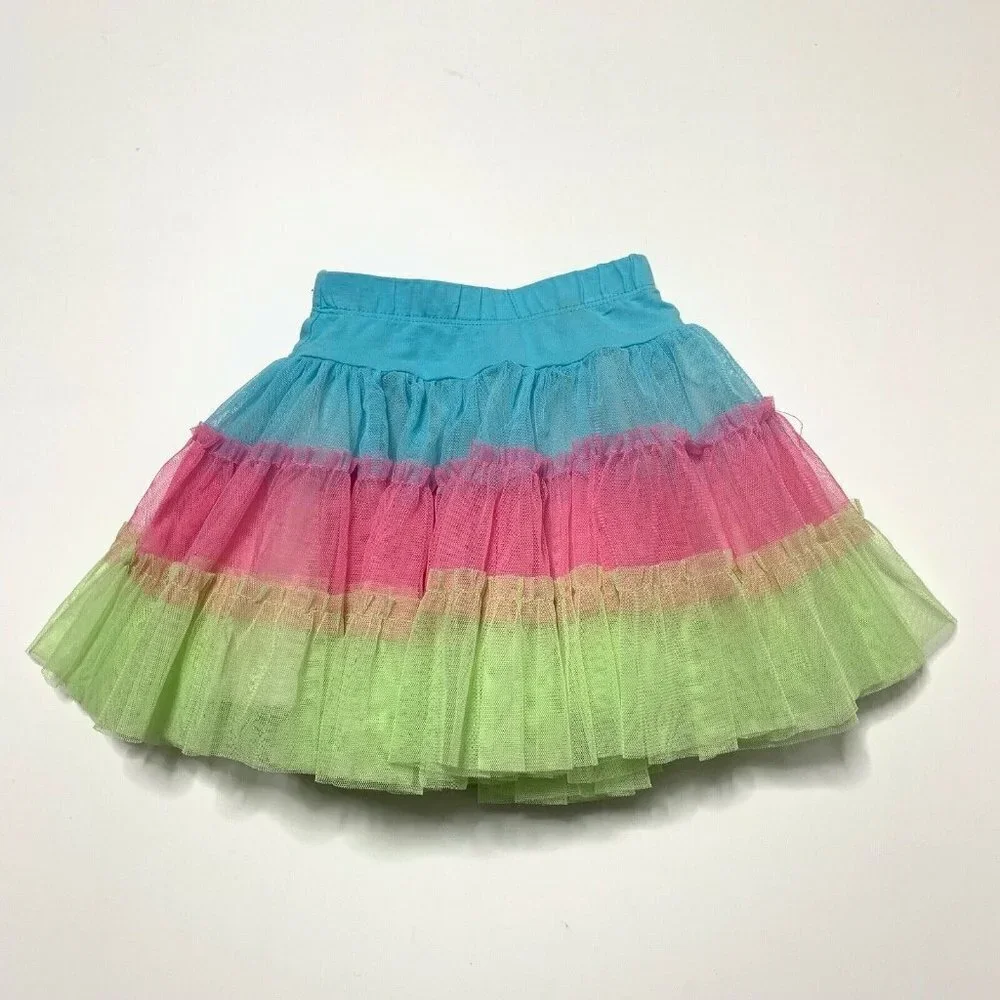 JONA MICHELLE Skirt Girls 2T Tutu Ombre‎ Blue Pink